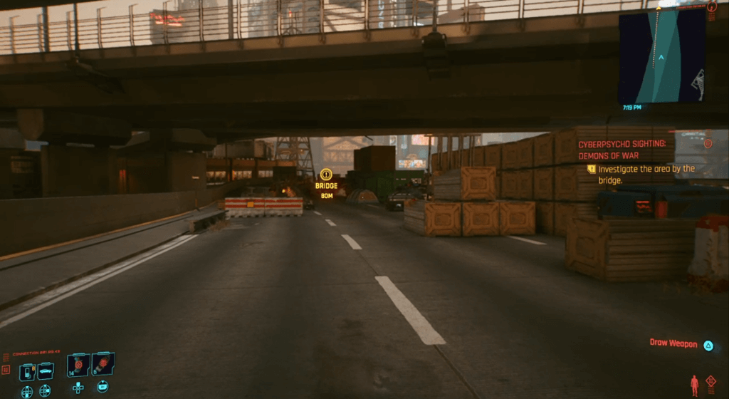 Cyberpunk 2077 Cyberpsychosis Sighting Demons of War 01.png