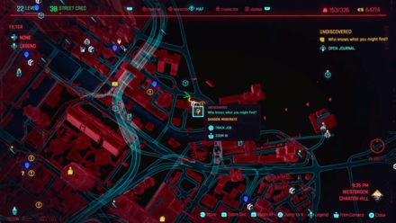 Cyberpunk 2077 - Go to the parking lot