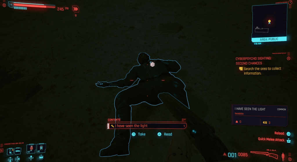 Cyberpunk 2077 Cyberpsycho Sighting Second Chances 03.png