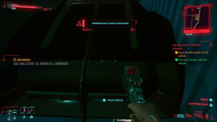 Cyberpunk 2077 - Plant the GPS tracker