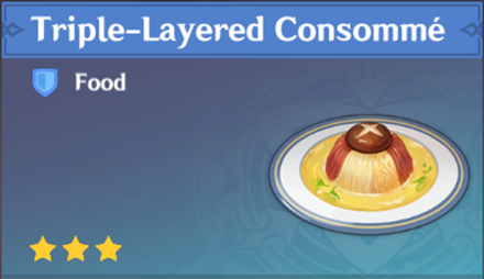 Genshin Impact - How to Get Triple-Layered Consomme and Effects