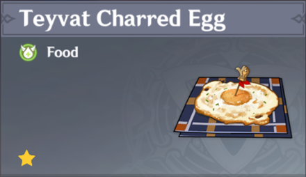 Genshin Impact - How to Get Teyvat Charred Egg and Effects
