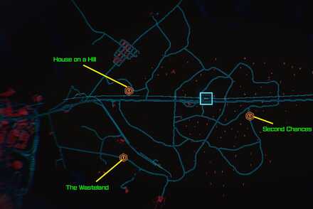 The Badlands Cyberpsycho Locations