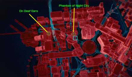 City Center Cyberpsycho Locations
