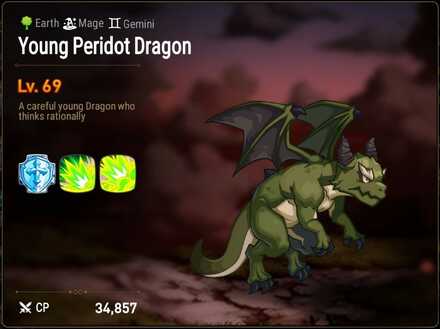 Young Peridot Dragon image