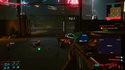 Cyberpunk 2077 - Escort Lauren out of the building