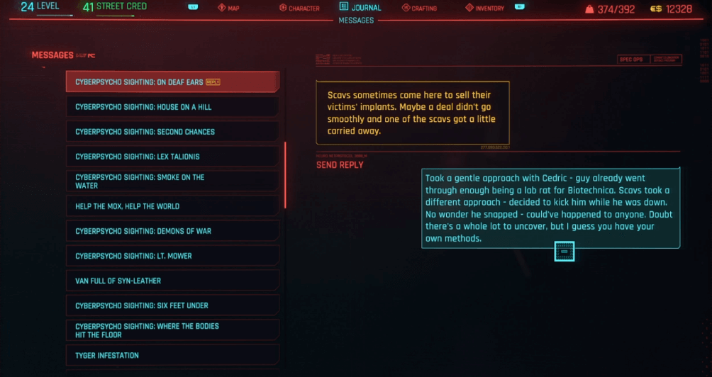 Cyberpunk 2077 Cyberpsycho Sighting On Deaf Ears 03.png