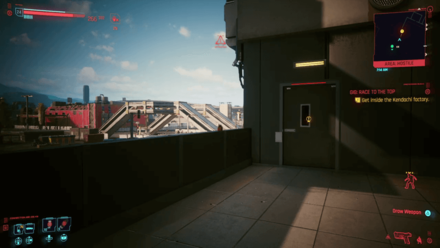 Cyberpunk 2077 - Get inside the Kendachi factory