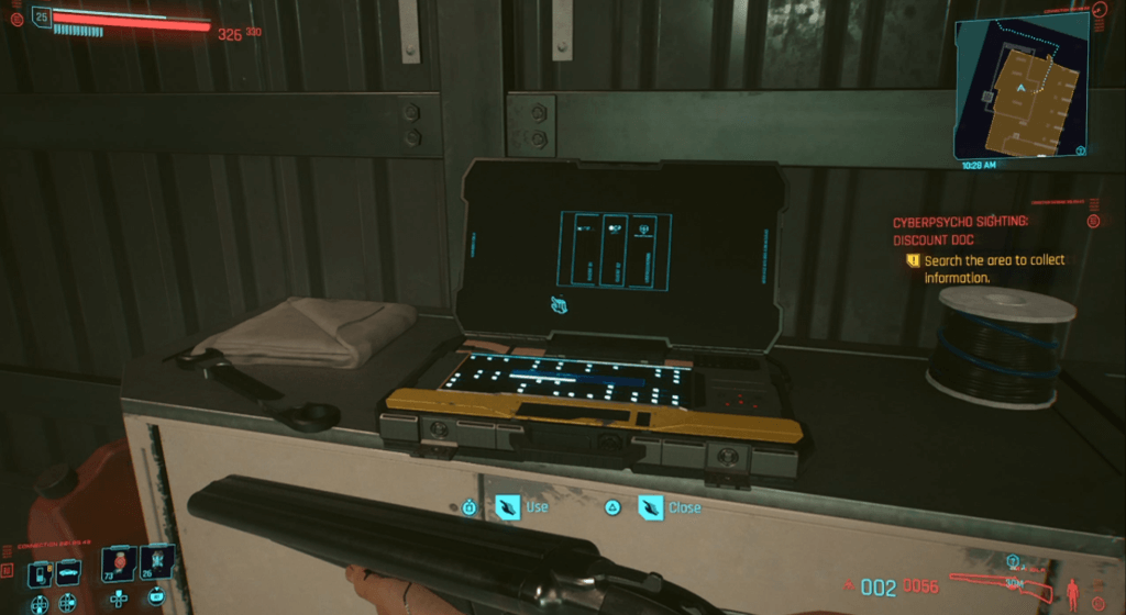 Cyberpunk 2077 Cyberpsycho Sighting Discount Doc 03.png