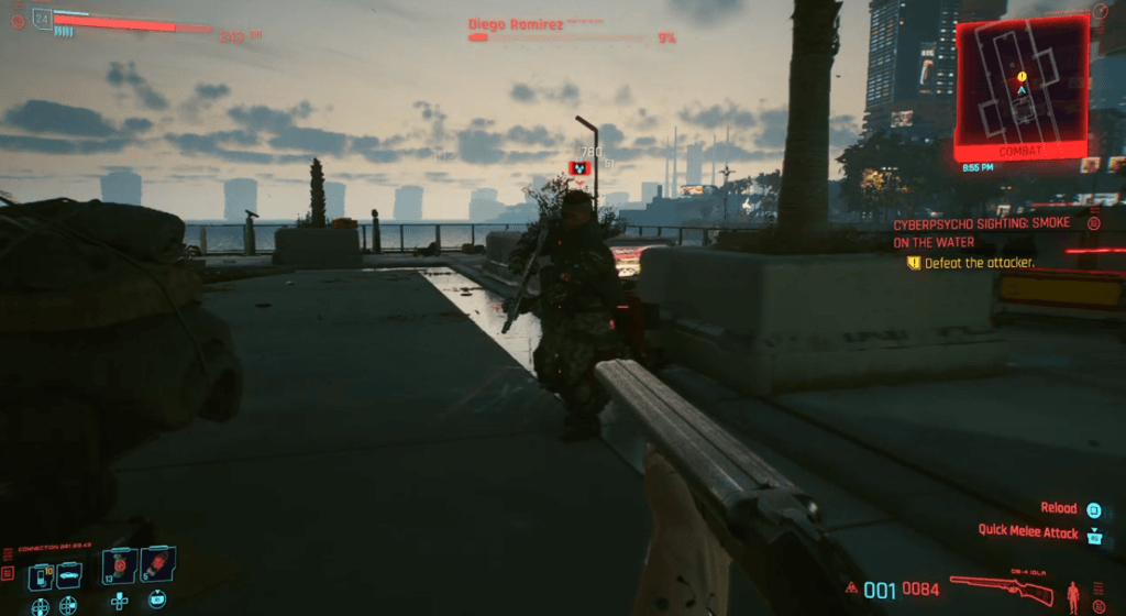 Cyberpsycho Sighting Smoke on The Water Quest Walkthrough