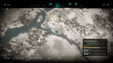 Grantbridgescire TH Map.png