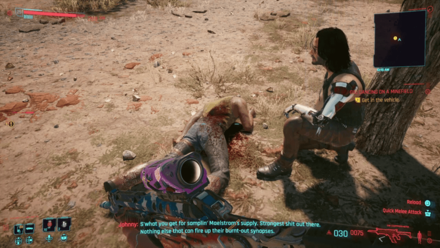 Cyberpunk 2077 - Examine body