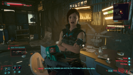 Cyberpunk 2077 - Talk to Iris Tanner