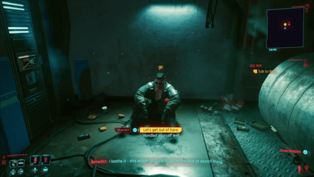 Cyberpunk 2077 - Talk to Ben
