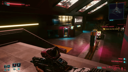 Cyberpunk 2077 - Sneak into the station