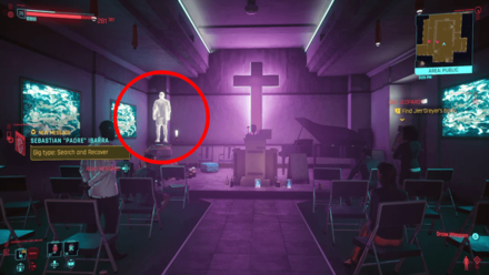 Cyberpunk 2077 - Go to the funeral home