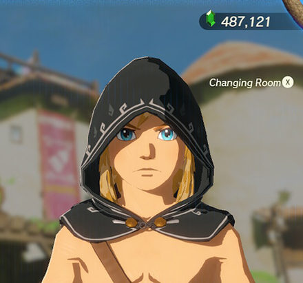 Hylian Hood Black