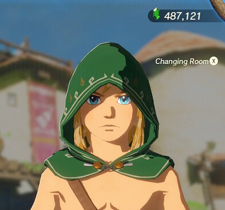 Hylian Hood Green