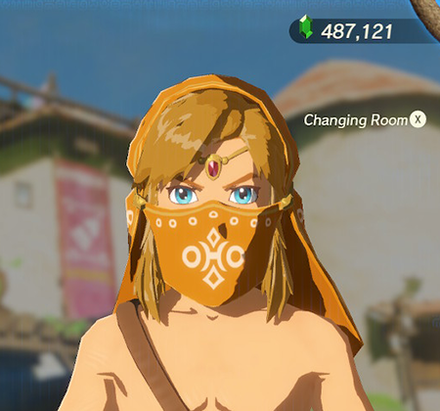 Gerudo Veil Orange