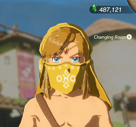 Gerudo Veil Yellow