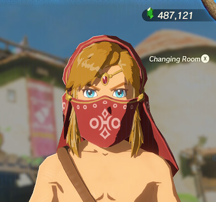 Gerudo Veil Red