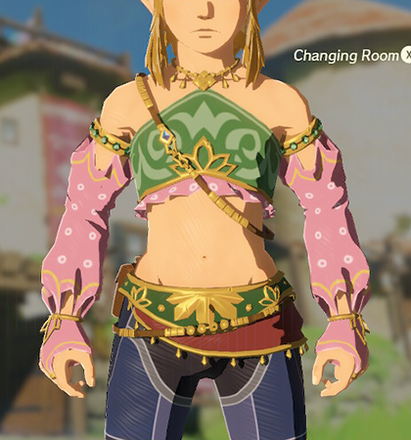 Gerudo Top Peach