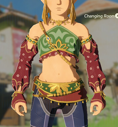 Gerudo Top Crimson