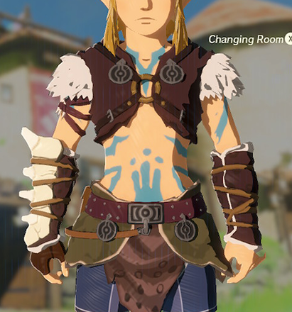 Barbarian Armor Light Blue