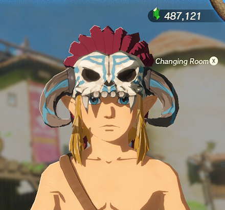 Barbarian Helm Light Blue