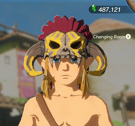 Barbarian Helm Yellow
