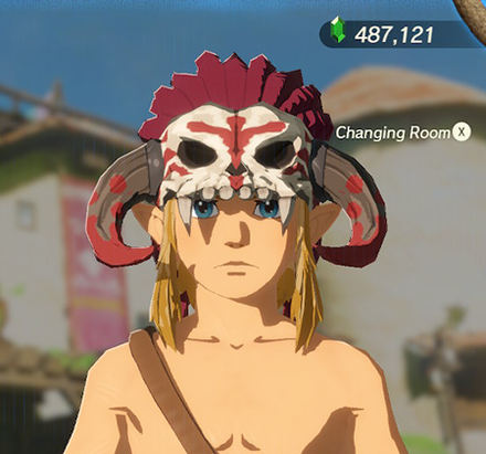 Barbarian Helm Red