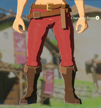 Hylian Trousers Red