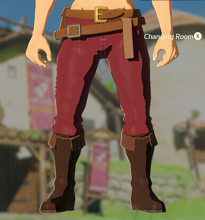 Hylian Trousers Crimson