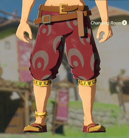 Gerudo Sirwal Crimson