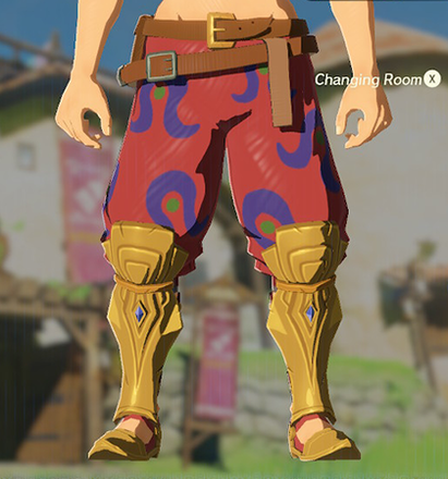 Desert Voe Trousers Red