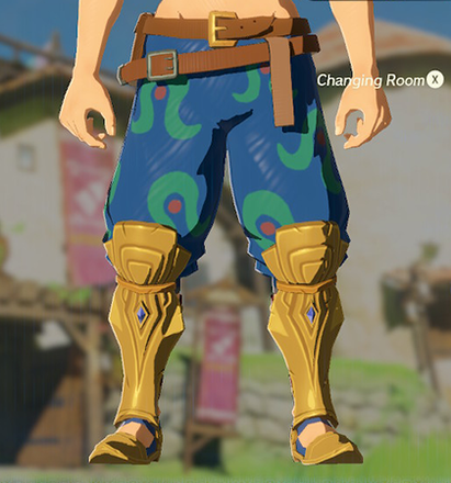 Desert Voe Trousers Blue