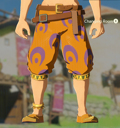 Gerudo Sirwal Orange