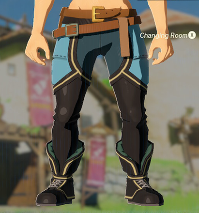 Rubber Tights Light Blue