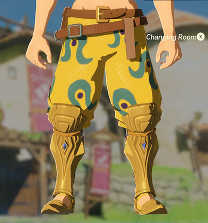 Desert Voe Trousers Yellow