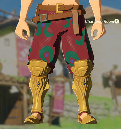 Desert Voe Trousers Crimson