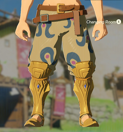 Desert Voe Trousers Light Yellow