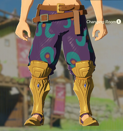 Desert Voe Trousers Purple