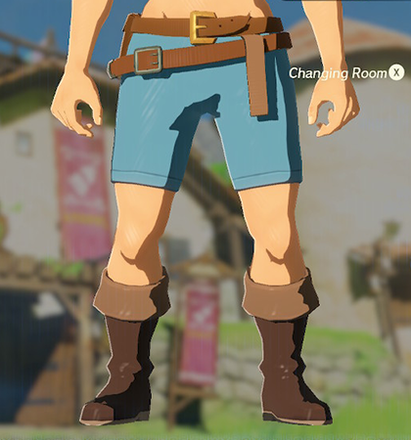 Trousers of the Wild Light Blue