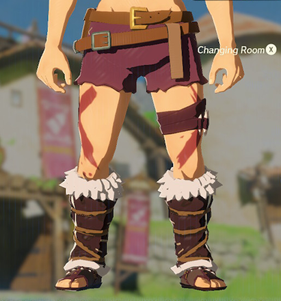 Barbarian Leg Wraps Red