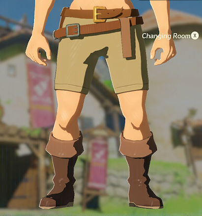 Trousers of the Wild Light Yellow