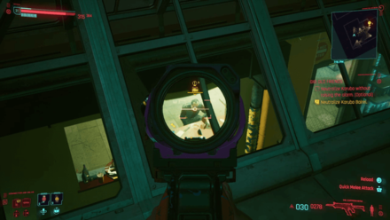 Cyberpunk 2077 - Shoot Karubo from above