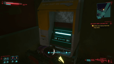 Cyberpunk 2077 - Watson - Collect your bonus from the Drop Point