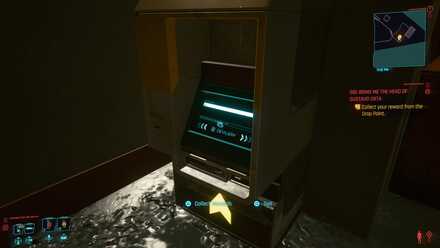 Cyberpunk 2077 - Gustavo - Collect your reward from the Drop Point