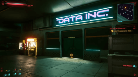 Cyberpunk 2077 - Enter the electronics store
