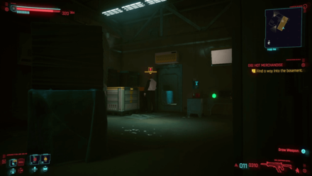 Cyberpunk 2077 - Find a way to the basement